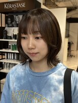 トリコ心斎橋(trico) 髪質改善で理想のくびれボブに♪/シースルーバング/心斎橋