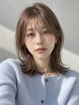 ノア(NOA) 【NOA】ミディアムレイヤー×顔まわりレイヤーシースルーバング