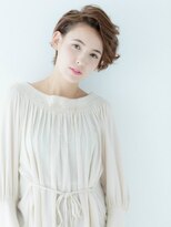 ルーチェ 綱島(Luce)&nbsp;モードヴェールウェーブミニマムボブ耳かけノットヘア