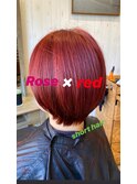 【リアルサロンワーク】レッドカラー×ショート