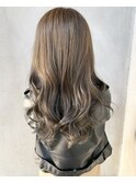 アッシュグレイジュ系カラー♪