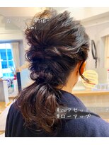 ワット 新宿店&nbsp;【W新宿店 担当Satomi】ヘアセット/首元すっきりローアップ♪