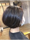 【くびれヘア】ショートボブ