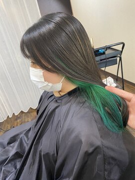 ファンド 千葉(fand) インナーカラー/韓国風レイヤー/イヤリングカラー/髪質改善