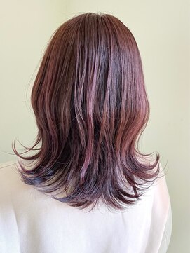 キャパジャストヘアー(CAPA just hair) 大人かわいいくびれミディ肌映えピンクベージュ