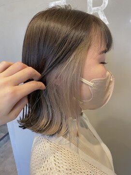 フレーム なんば店(FRAME) ★透明感カラー×インナーカラー★