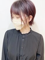 モリオフロムロンドン 松戸店(Morio from London)&nbsp;【松戸　ムラマツ】ショートウルフ大人かわいい30代ピンク