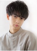 ナチュラル束感×ツーブロックショート