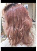 個性的!ピンクホワイト