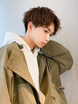 テトラ バイ ネオリーブ 横浜西口店(tetra by neolive) ツイストスパイラルパーマ メンズパーマ アップバング☆横浜