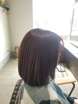 ヘアーアンドネイル ルシア(Hair&Nail Lucia)&nbsp;ミディアムレイヤー【coral&blossom】