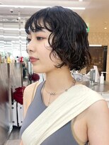 アイティー バイ アルバム 中野店(IT by ALBUM) ボブパーマ_切りっぱなしボブエアリーロング_ba479591