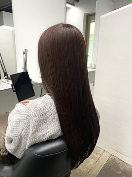 イレス 札幌円山店(IRESU) 切りっぱなしボブ/エアリーロング/美髪/ピンクブラウン/ショート