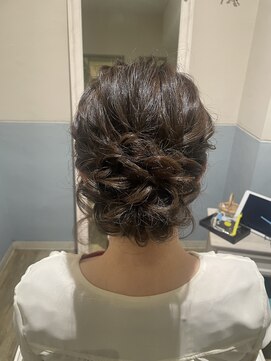 フレーム へアアンドトリートメント 天王寺北口店(FRAME) シニヨンヘア