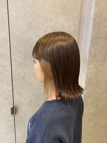 ジールサロン つくば本店&nbsp;外はねボブ×ベージュインナーカラー