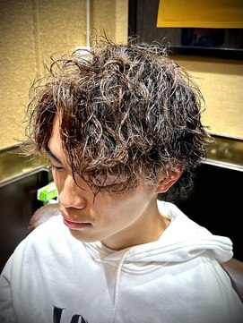 ヒロギンザ 池袋 サンシャイン通り店(HIRO GINZA) マッシュウルフ　メッシュパーマ　スパイラルパーマ　池袋