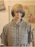 ミルクティーショート ＋ ブラックエンドカラー