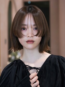 ガーデンヨコハマエスト(GARDEN YOKOHAMA est) 似合わせカット　ボブ　外ハネ　　姫カット　切りっぱなし