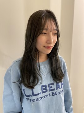 ユニコ(unico) オリーブグレージュ/オリーブ/レイヤーカット