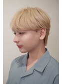 韓国へアカルマパーマフェザーパーマブリーチハイトーン