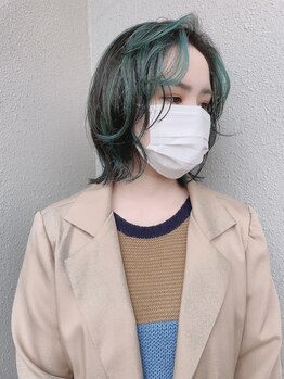 ヘアデザインワークスハグ(HAIR DESIGN WORKS HUG)の写真/お客様の喜び多数*目の色,肌の色,パーソナルカラーに合わせたヘアカラーや季節毎のトレンドカラーをご提案!