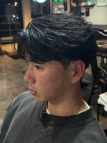 リット バイ フィフス 天文館店(Lit. by fifth)&nbsp;鹿児島センターパートフェザーパーマツイスパメンズパーマウルフ