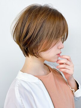 スタートウキョウ 渋谷(STAR TOKYO) 20代30代40代抜け感ショートレイヤーミルクティベージュ