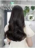チョコレートブラウン/レイヤーカット/韓国ヘア