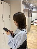 切りっぱなしボブ