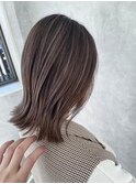 脱白髪染めシークレットハイライト/20代30代40代/シアグレージュ