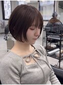 ミニボブ　ショート　博多美容室