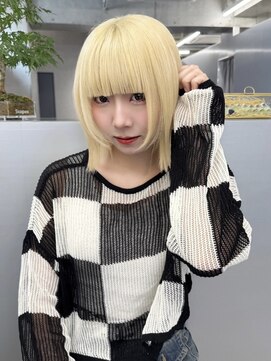 ローレン(Lolen.) ブロンド　デザインボブ　ふじゆー