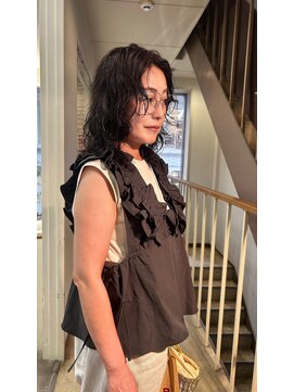 ディーボーイ 下通本店(D-BOY) 甘辛MIX！ウルフパーマ×グレージュ☆