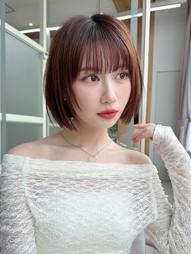 アフロート エル 大阪(AFLOAT L) 【ピンクブラウン】秋冬はボブが大人気！