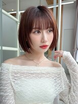 アフロート エル 大阪(AFLOAT L) 【ピンクブラウン】秋冬はボブが大人気!