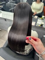 シンシア ドゥエ 新宿(CYNTHIA DUE)&nbsp;【CYNTHIA/MAKOTO】髪質改善/ブルーブラック/ダークグレージュ