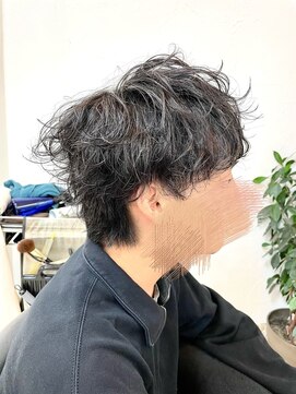 美容室 フラウ 横江店 強めシャドウパーマ