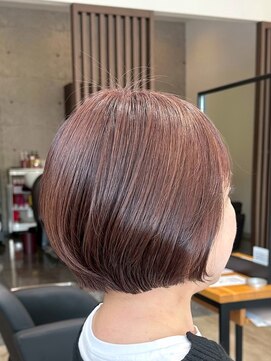 アトリエコア(Atelier Coa) 太白区ショートボブくびれショートイルミナカラー顔周りレイヤー