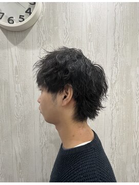 ツイストスパイラルパーマ×ウルフスタイル