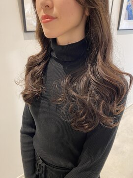 コテ巻き風パーマ