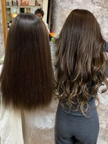 エルバイイエローコーン(ell by YELLOW CORN)&nbsp;10代20代30代/シールエクステ/大人ギャル/ダブルカラー/ベージュ