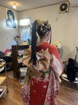 ニトロ(nitoro)&nbsp;20歳の集い　成人式　ポニーテール