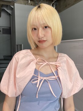 フィルムス 田町芝浦(FILMS) ボブ顔まわりレイヤー