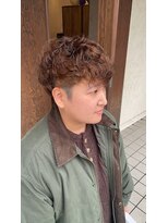 ベイス アワジ(BASE) ライトブラウンパーマ