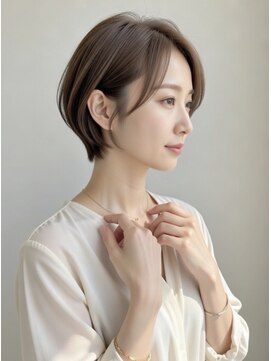 ゲイン(Gain) ショートカット・レイヤーカット×白髪ぼかし