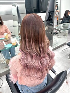 スタイル 横浜(STYLE) 南波担当/ハイライト/バレイヤージュ/ロングエクステ/８０本