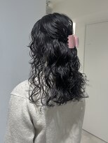 スーズ(sooze)&nbsp;ミディアム_くるくるパーマ_アレンジ