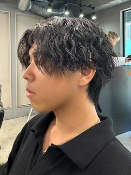 エルマーク 松山(L-MARK) 波巻きスパイラル/シャドウパーマ/フェザーパーマ/men's/メンズ