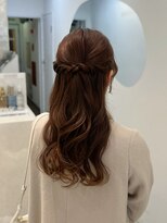 ローウェ 渋谷(Louwe) お呼ばれハーフアップ【Louwe 渋谷 mitsuki】