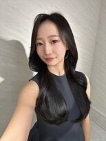 ミヨン 京橋店(miyon) 韓国レイヤーカット×暗髪カラー×髪質改善